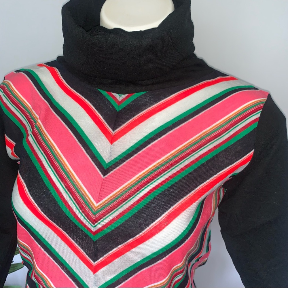 v i n t a g e :: Mod Retro Chevron Zigzag Top Deadstock - Picture 3 of 12